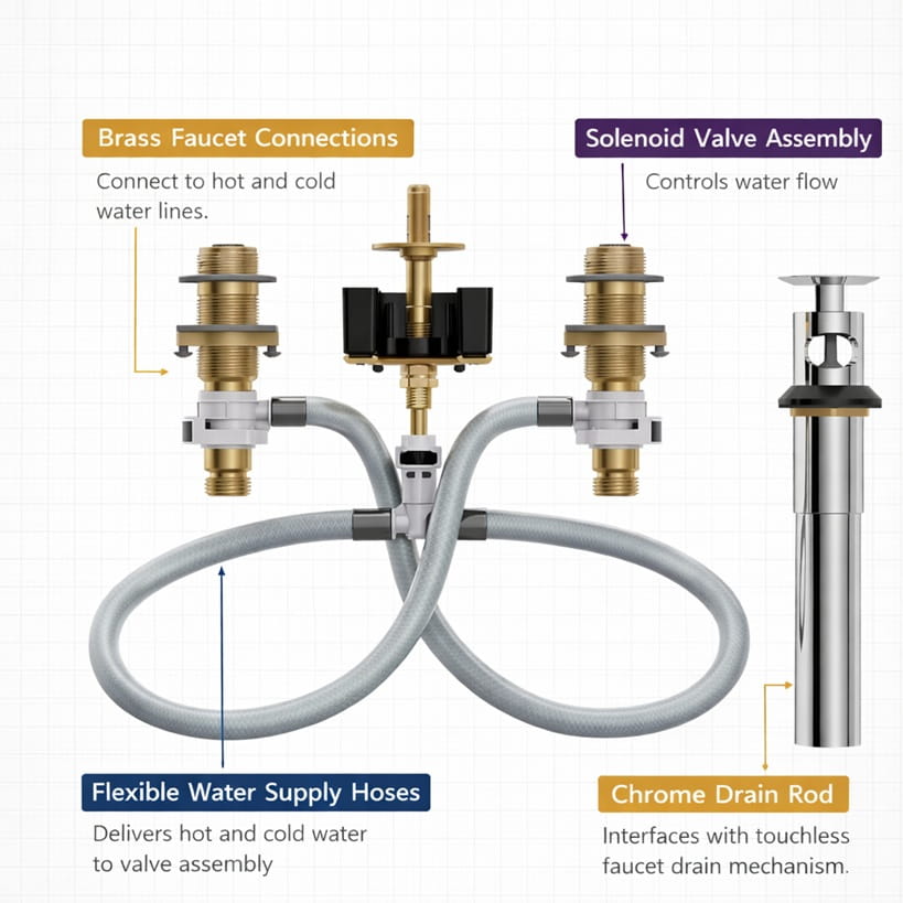 Solenoid valve repair component kit
