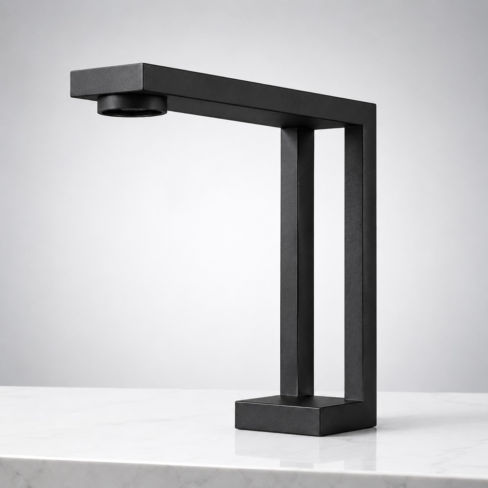Fontana Matte Black Commercial Smart Touchless Faucet