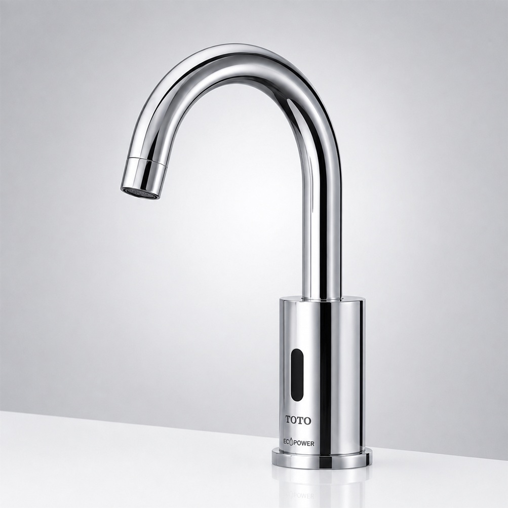 TOTO ECOPOWER Gooseneck Commercial Touchless Faucet